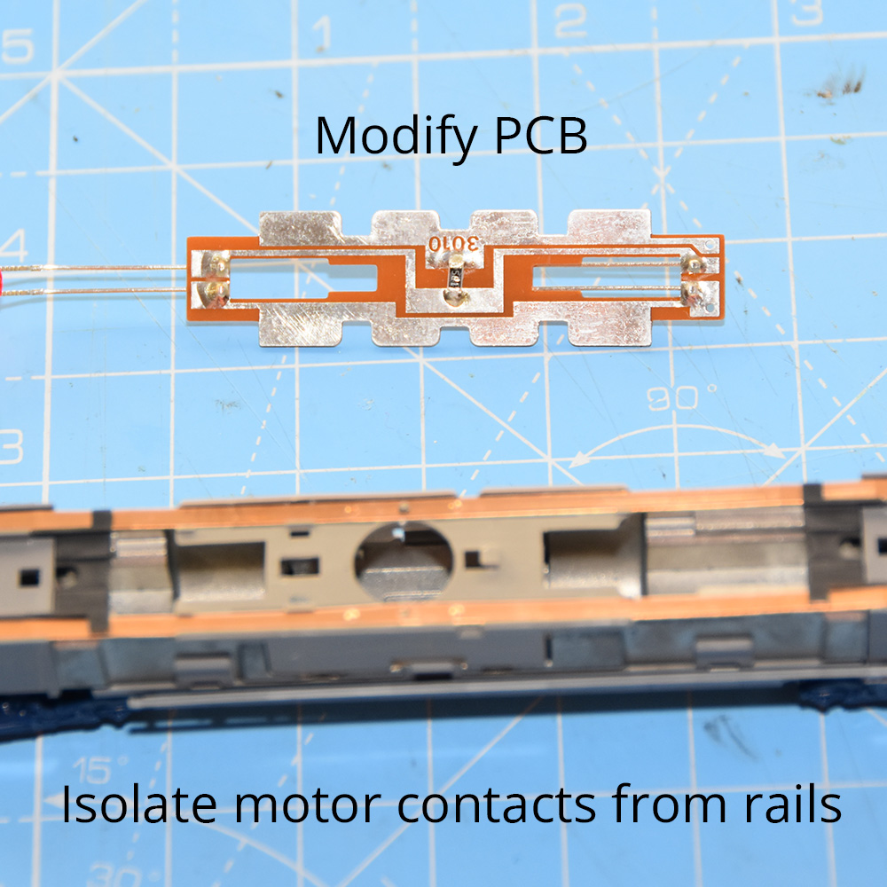 Kato electric loco / EMU conversion