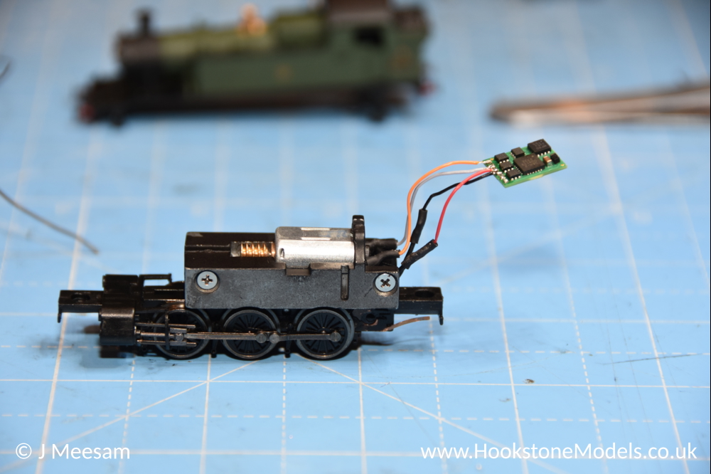 Convert Dapol 45XX GWR Shirtbutton to DCC