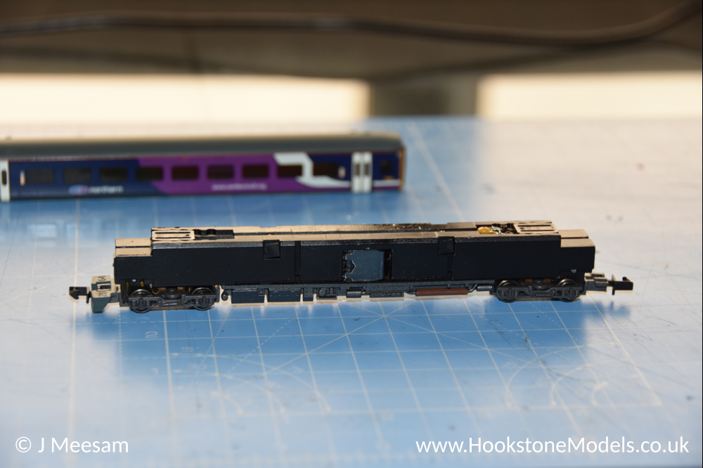 Convert Graham Farish Class 158 split chassis to DCC