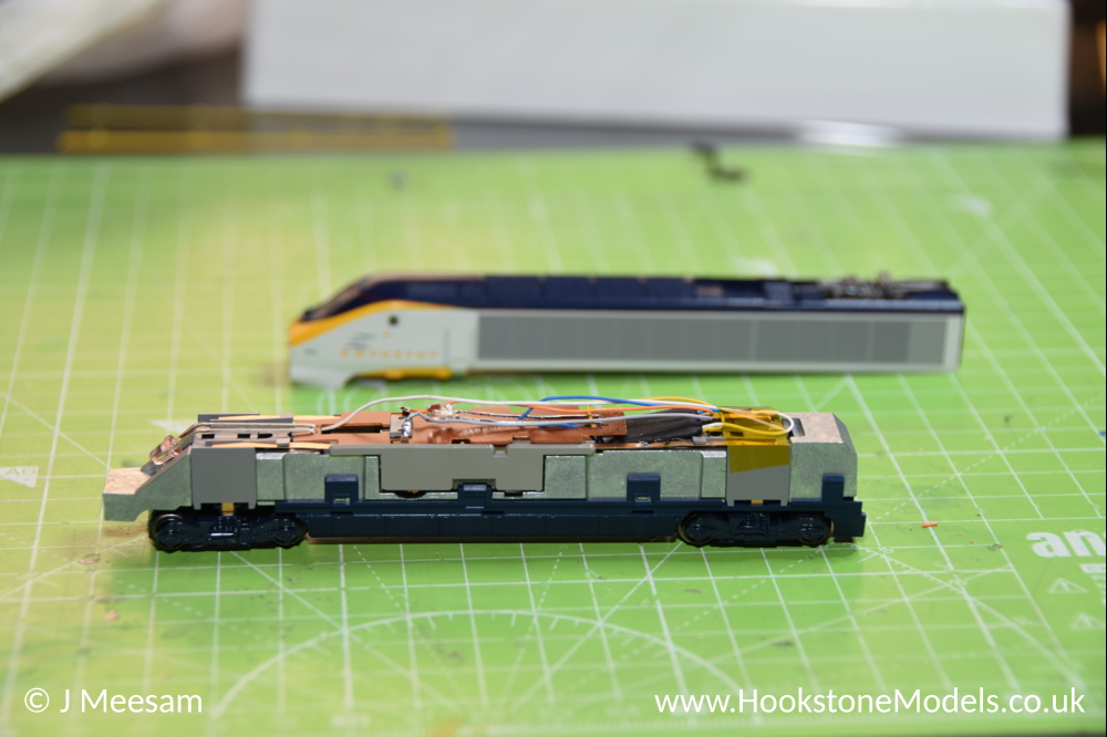 Convert Kato Eurostar class 373 power car to DCC